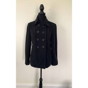 Old Navy Black Peacoat Medium